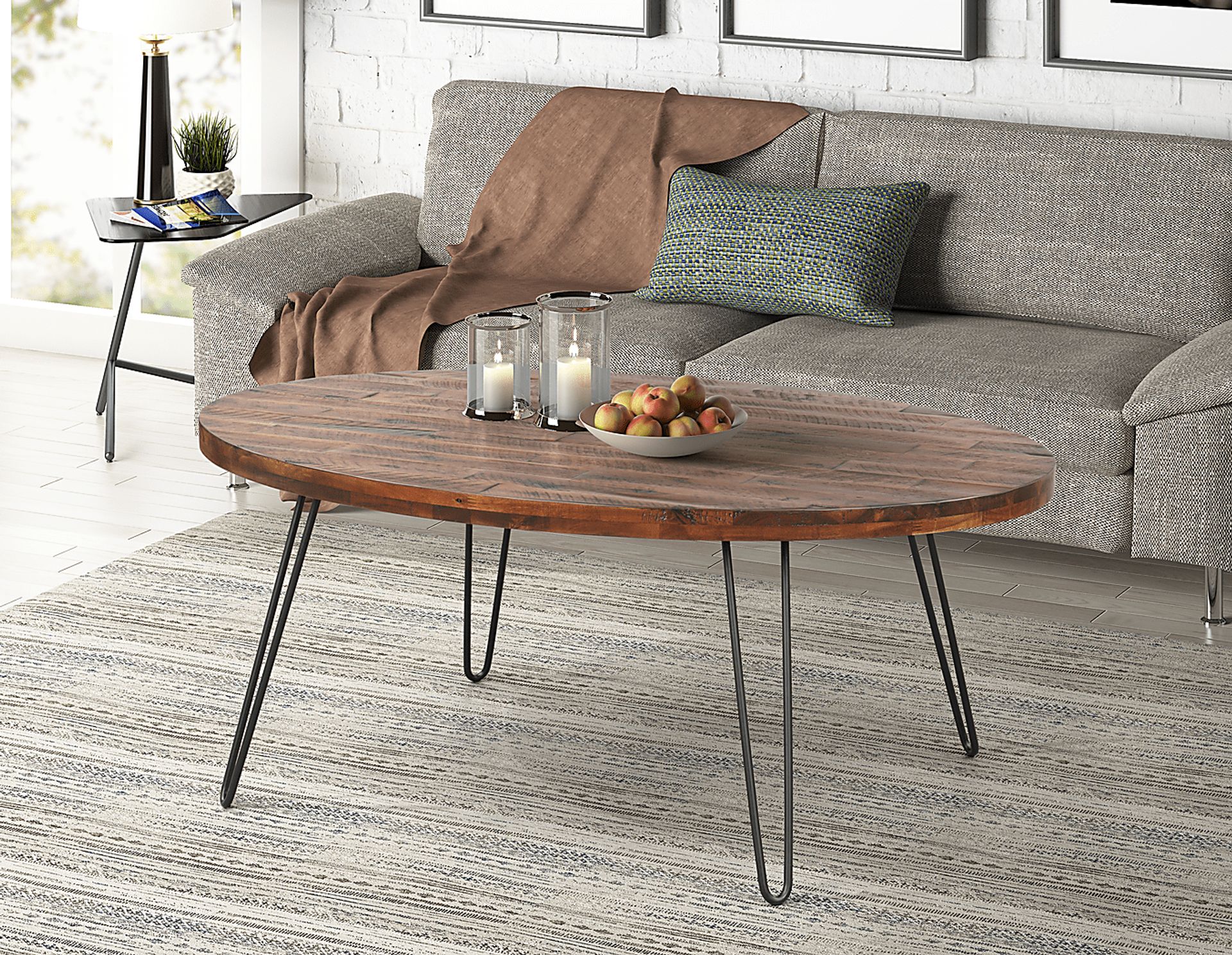 Eclanens Dark Brown Cocktail Table - Image 6