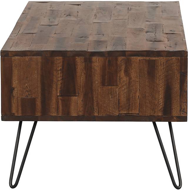 Eclanens Dark Brown Coffee Table - Thumbnail - Image 3