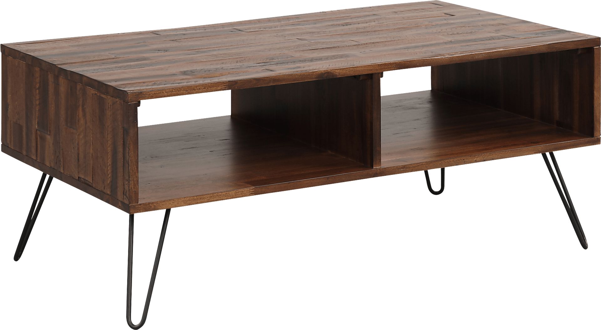 Eclanens Dark Brown Coffee Table - Image 1