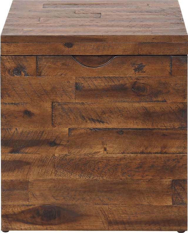 Eclanens Dark Brown Storage Trunk - Thumbnail - Image 1