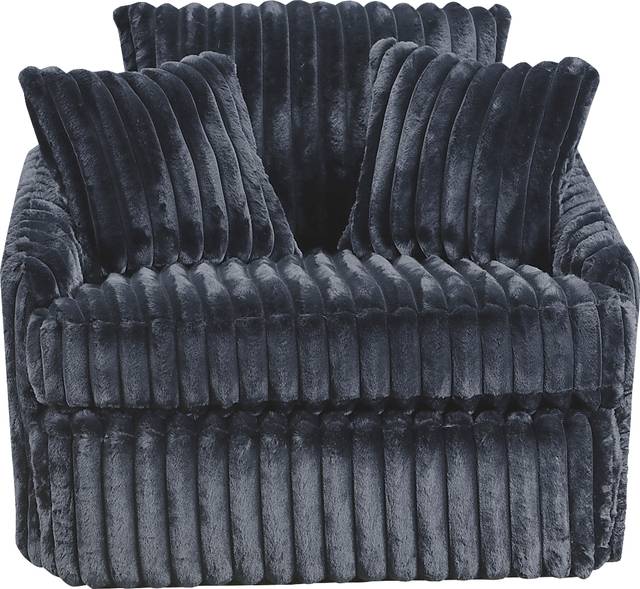 Eclipse Black Swivel Chair - Thumbnail - Image 2