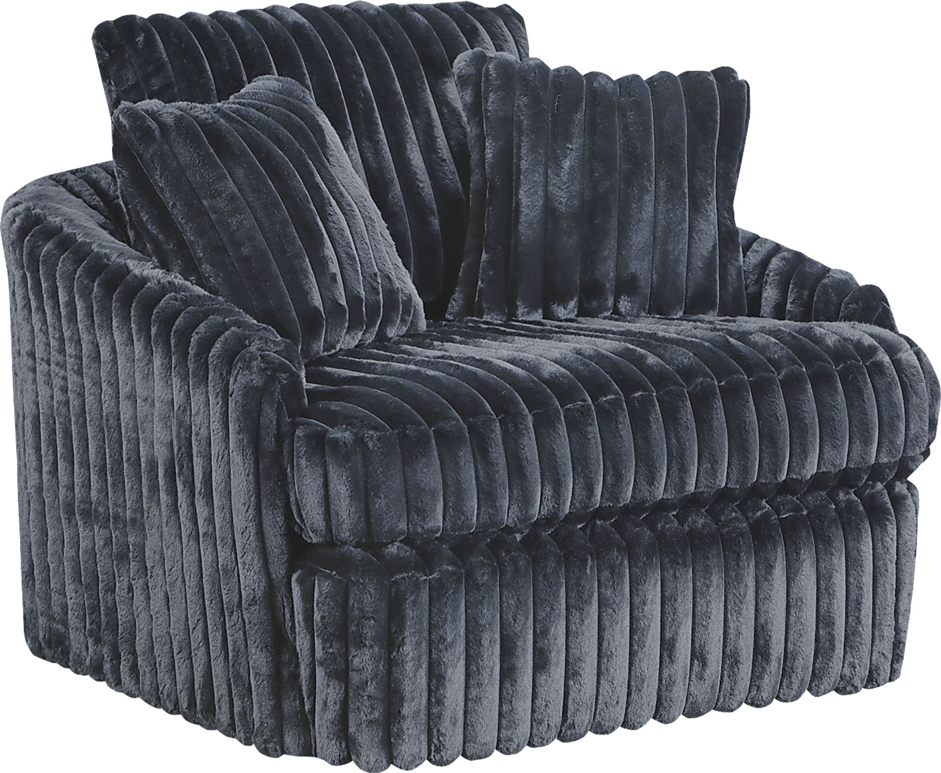 Eclipse Black Swivel Chair - Image 1