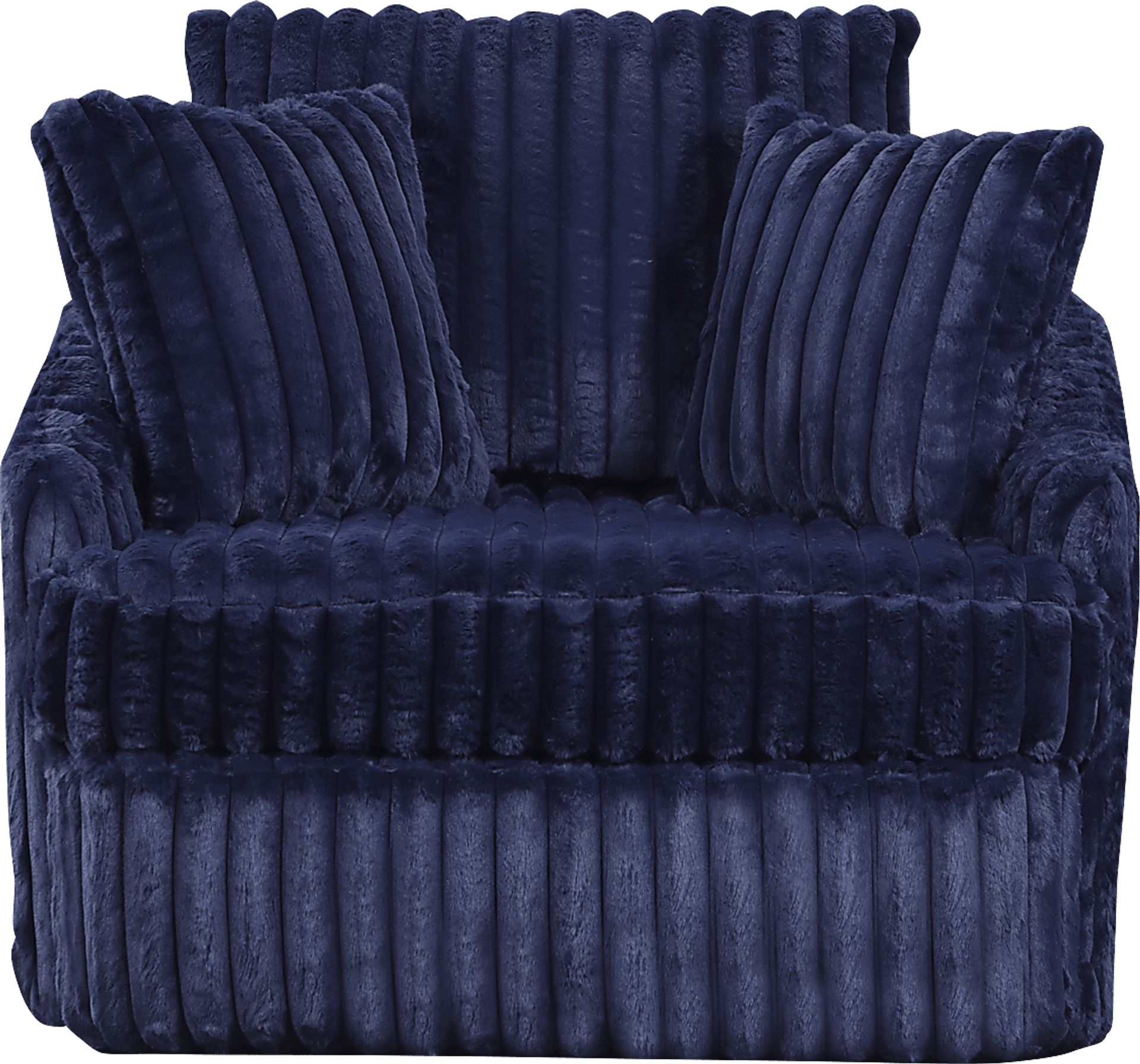 Eclipse Blue Swivel Chair - Image 2