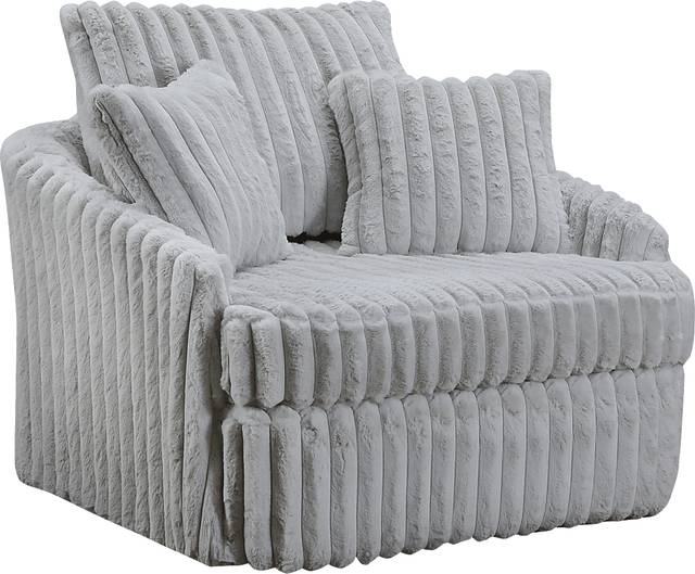 Eclipse Gray Swivel Chair - Thumbnail - Image 1