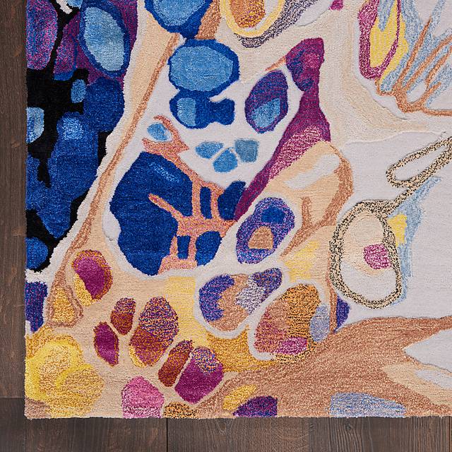 Edalf Multi 5'6 x 7'5 Rug - Thumbnail - Image 3