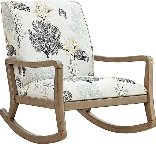 Edana Off-White Accent Chair - Thumbnail - Image 1