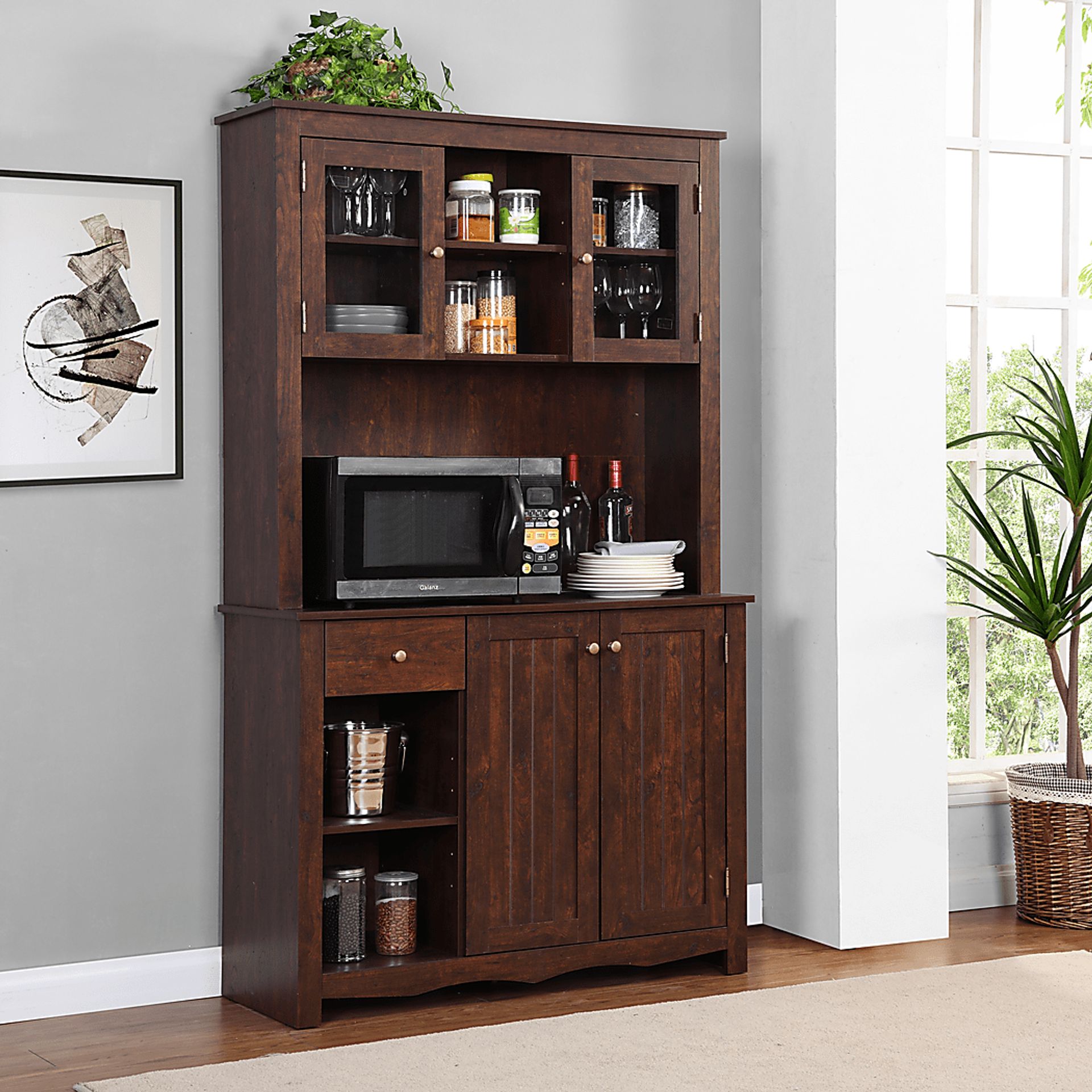 Edbrooke Mahogany China Cabinet - Image 4