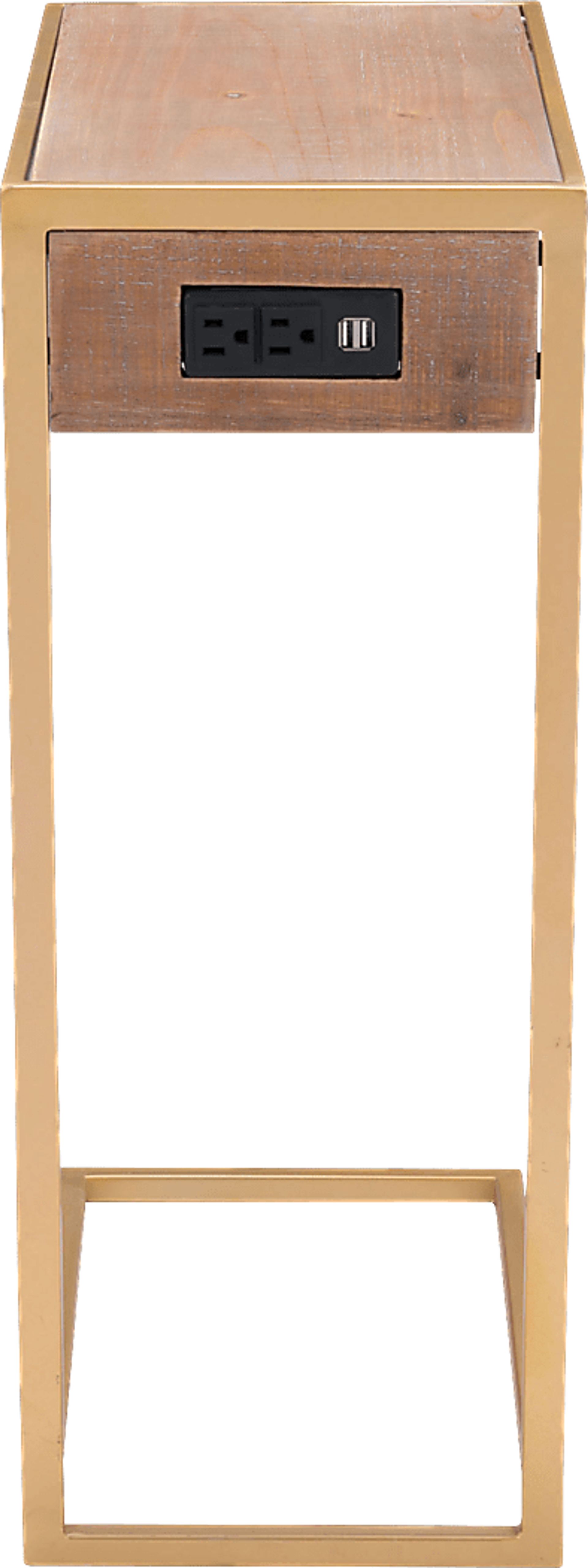 Edda Natural Accent Table - Image 4