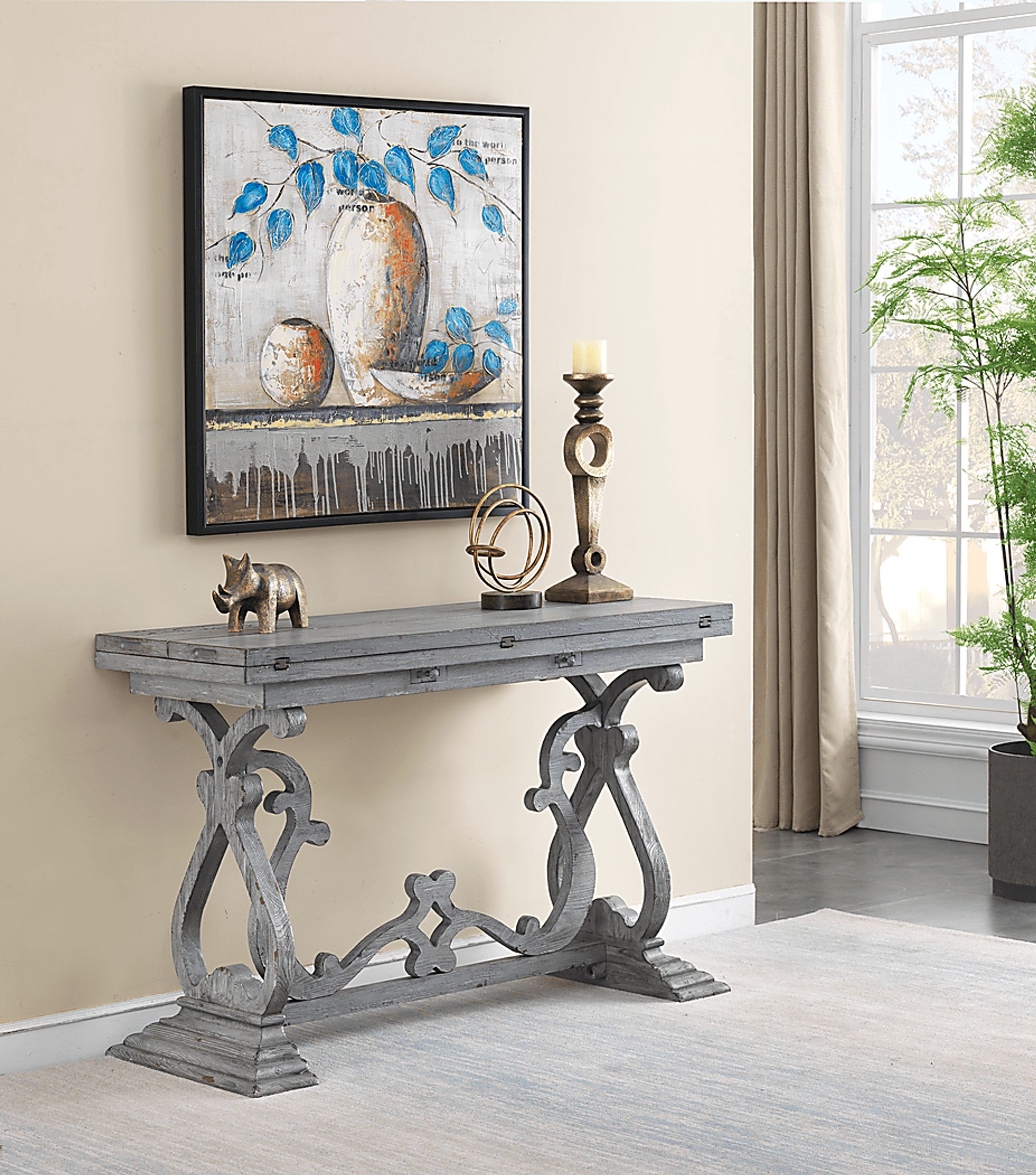 Edderton Gray Sofa Table - Image 9