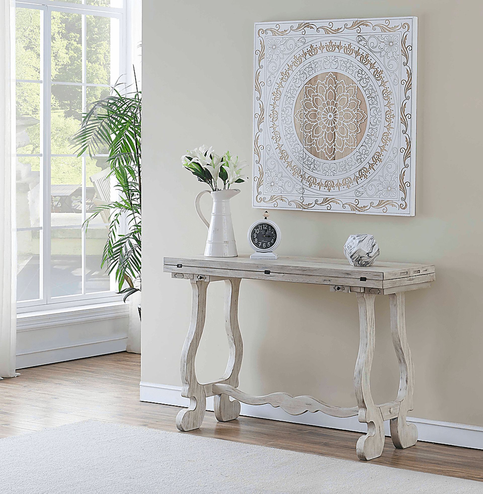 Edderton White Console Table - Image 5