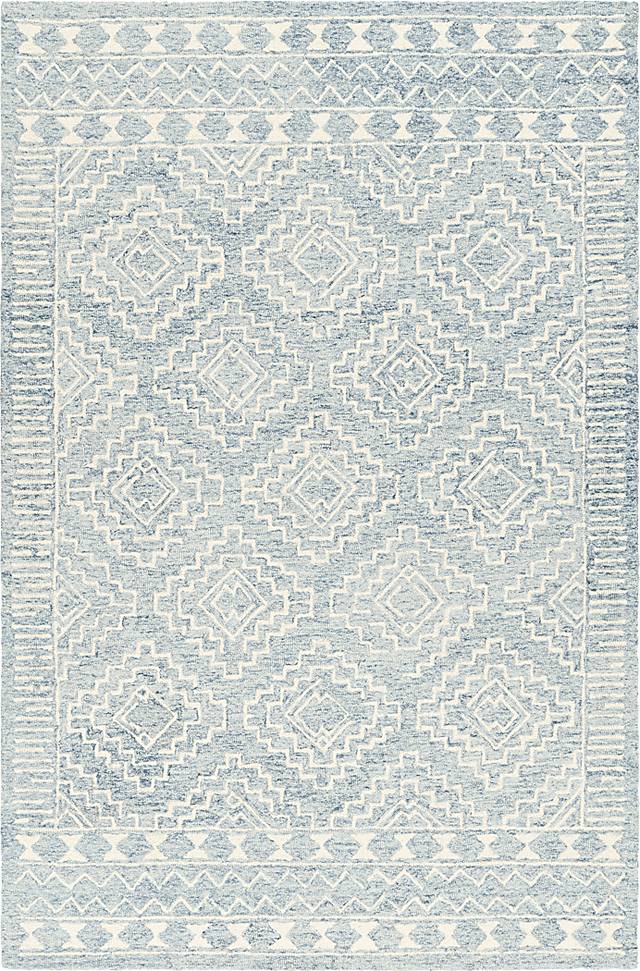 Eddith Blue 8' x 10' Rug - Thumbnail - Image 1