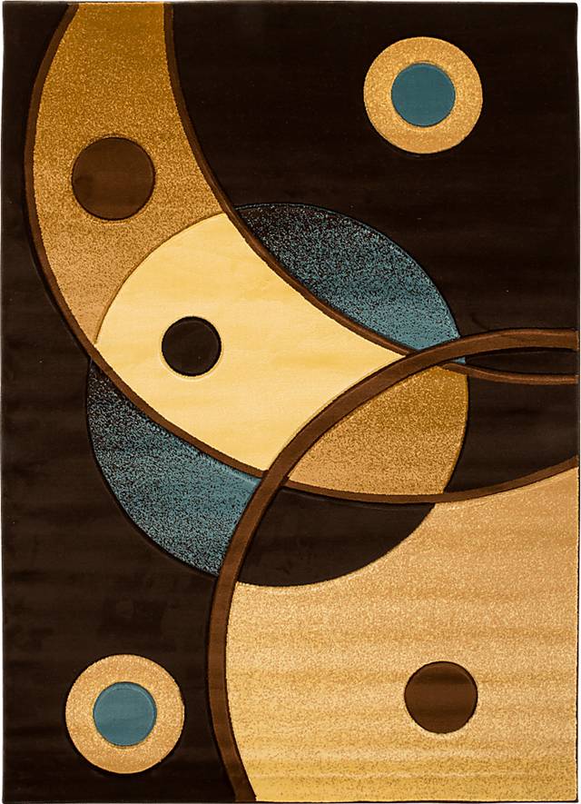 Edelie Blue 5' x 7'3 Rug - Thumbnail - Image 1