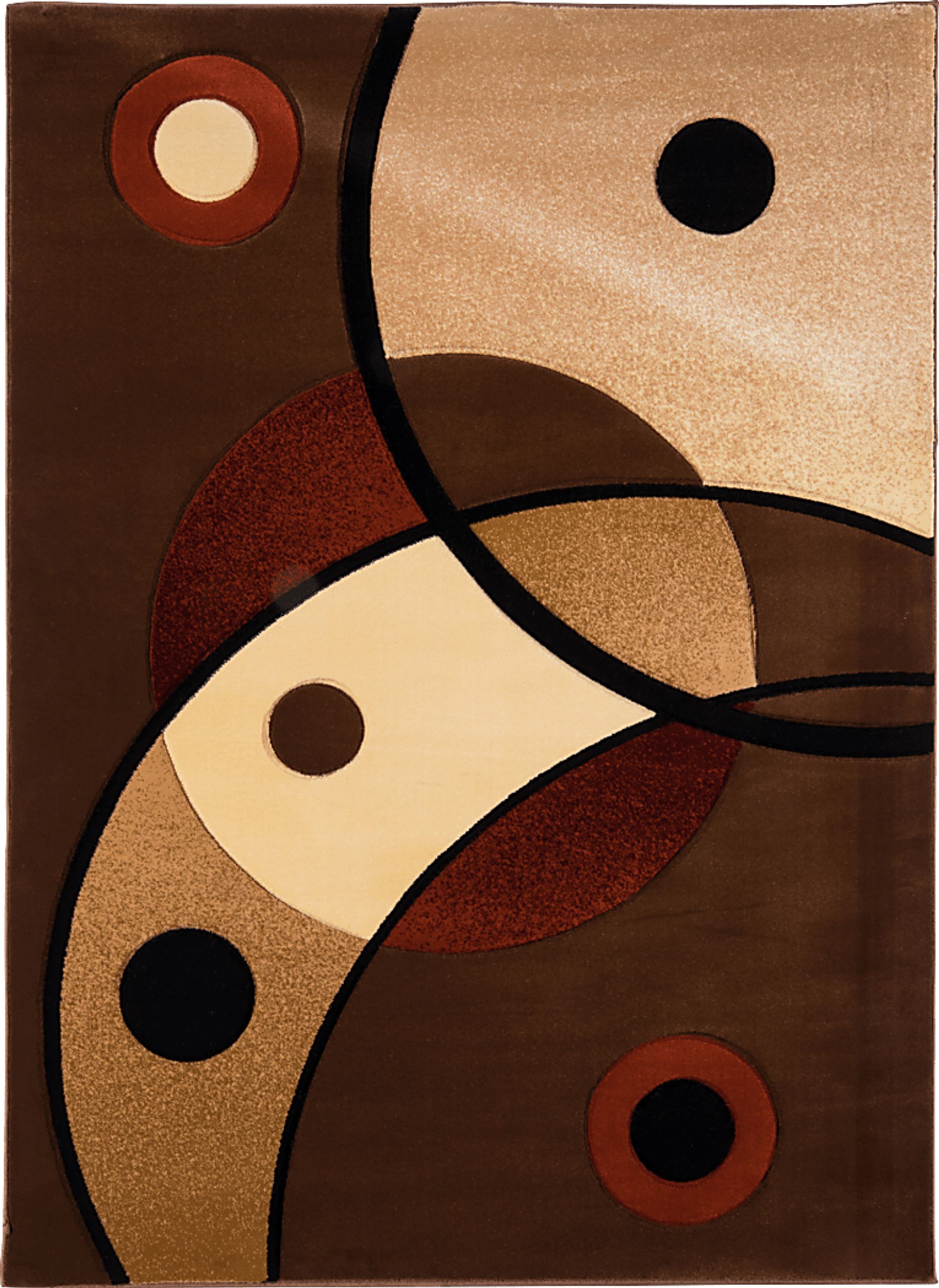 Edelie Brown 5' x 7'3 Rug - Image 1