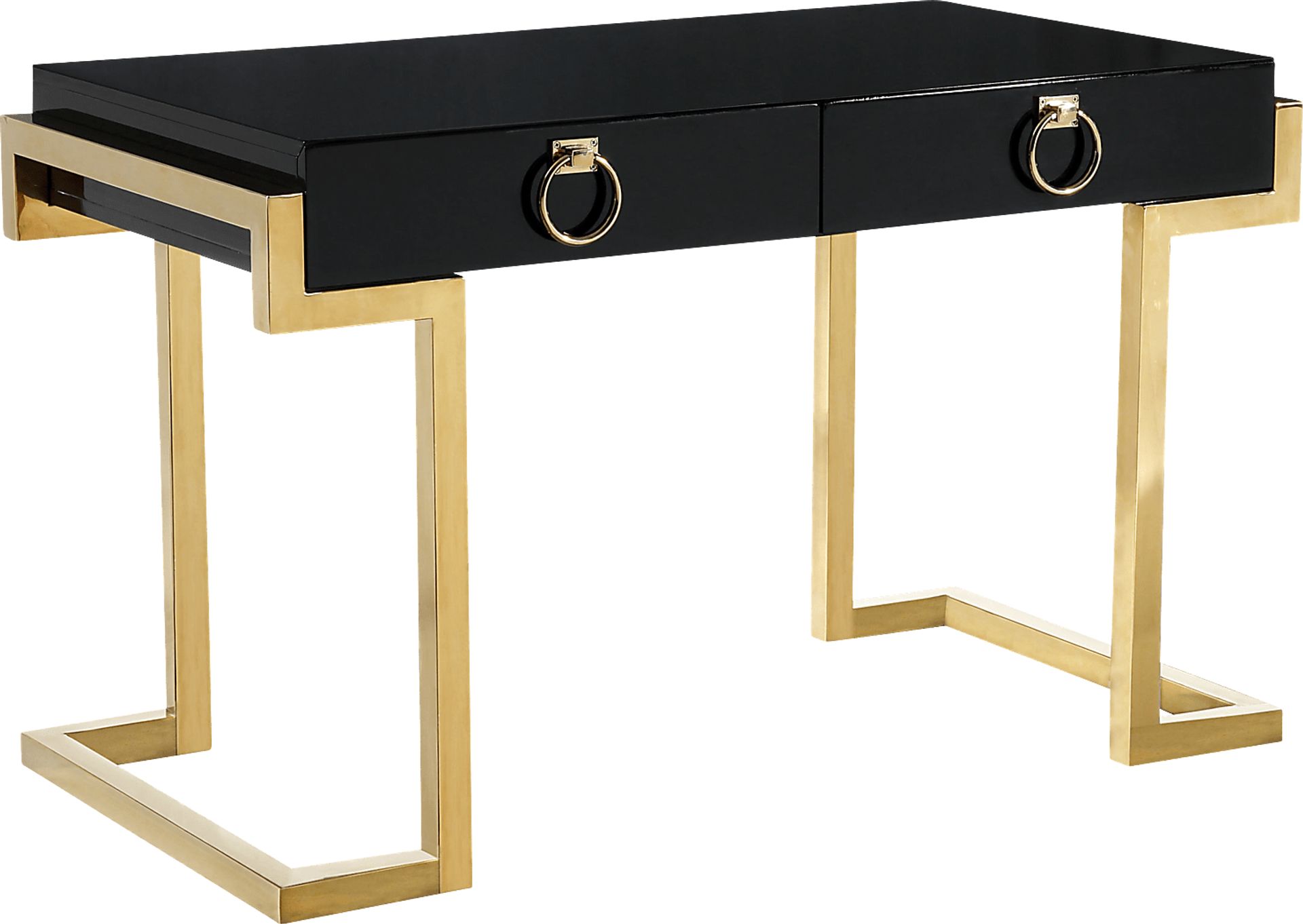 Edellan Black Desk - Image 1