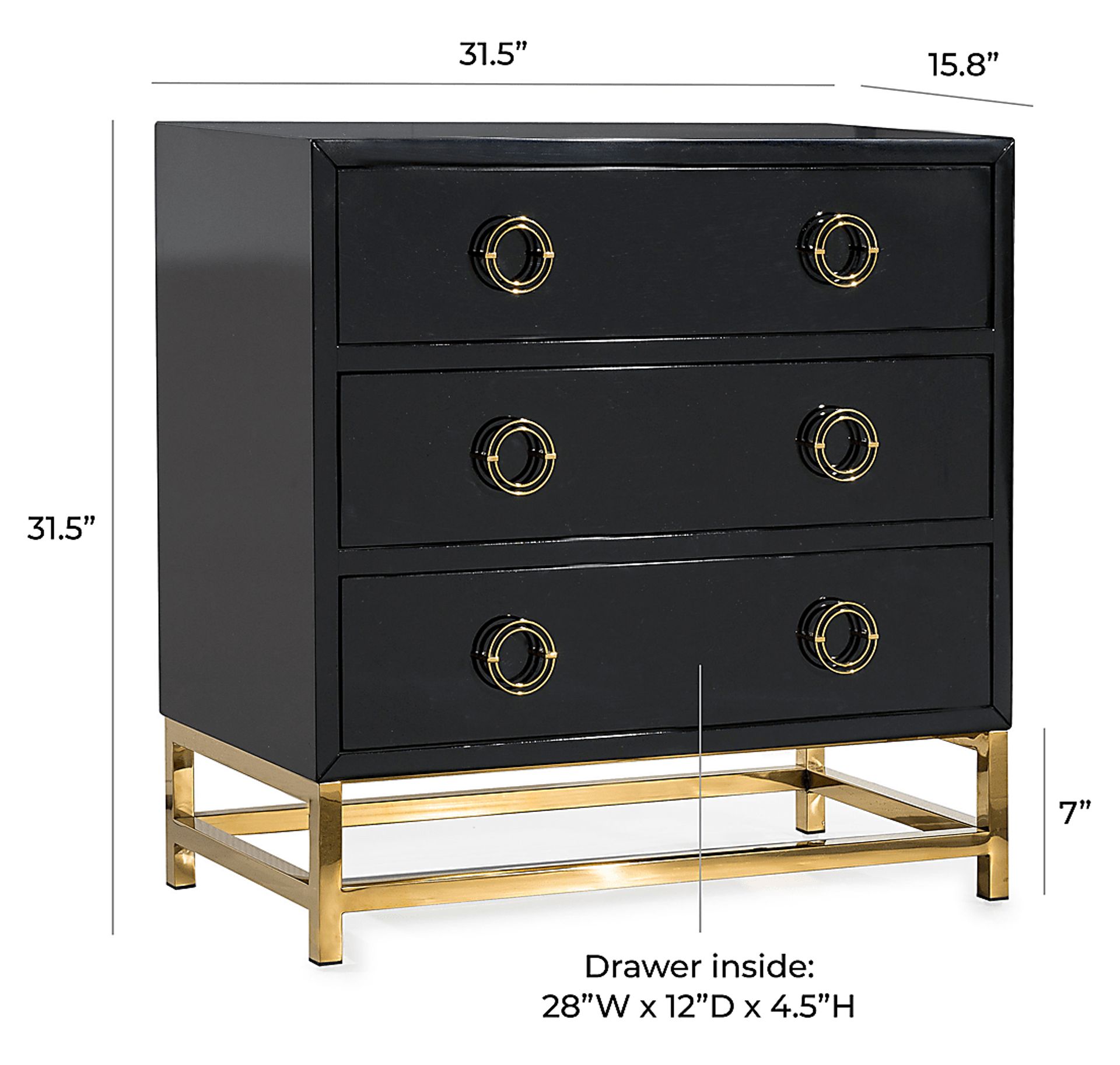 Edellan Black Dresser - Image 11