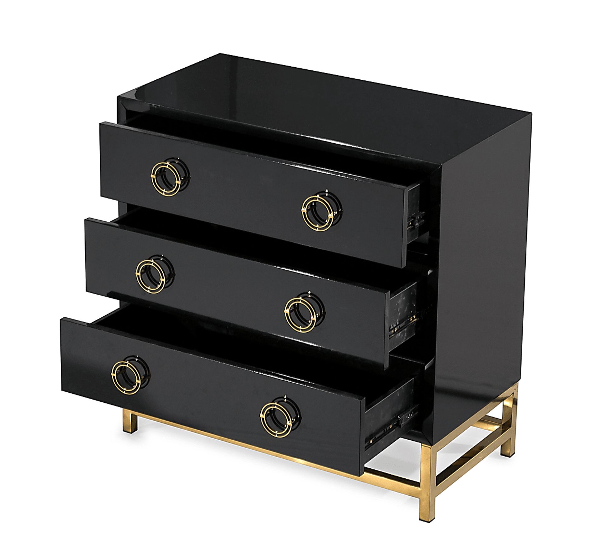Edellan Black Dresser - Image 5