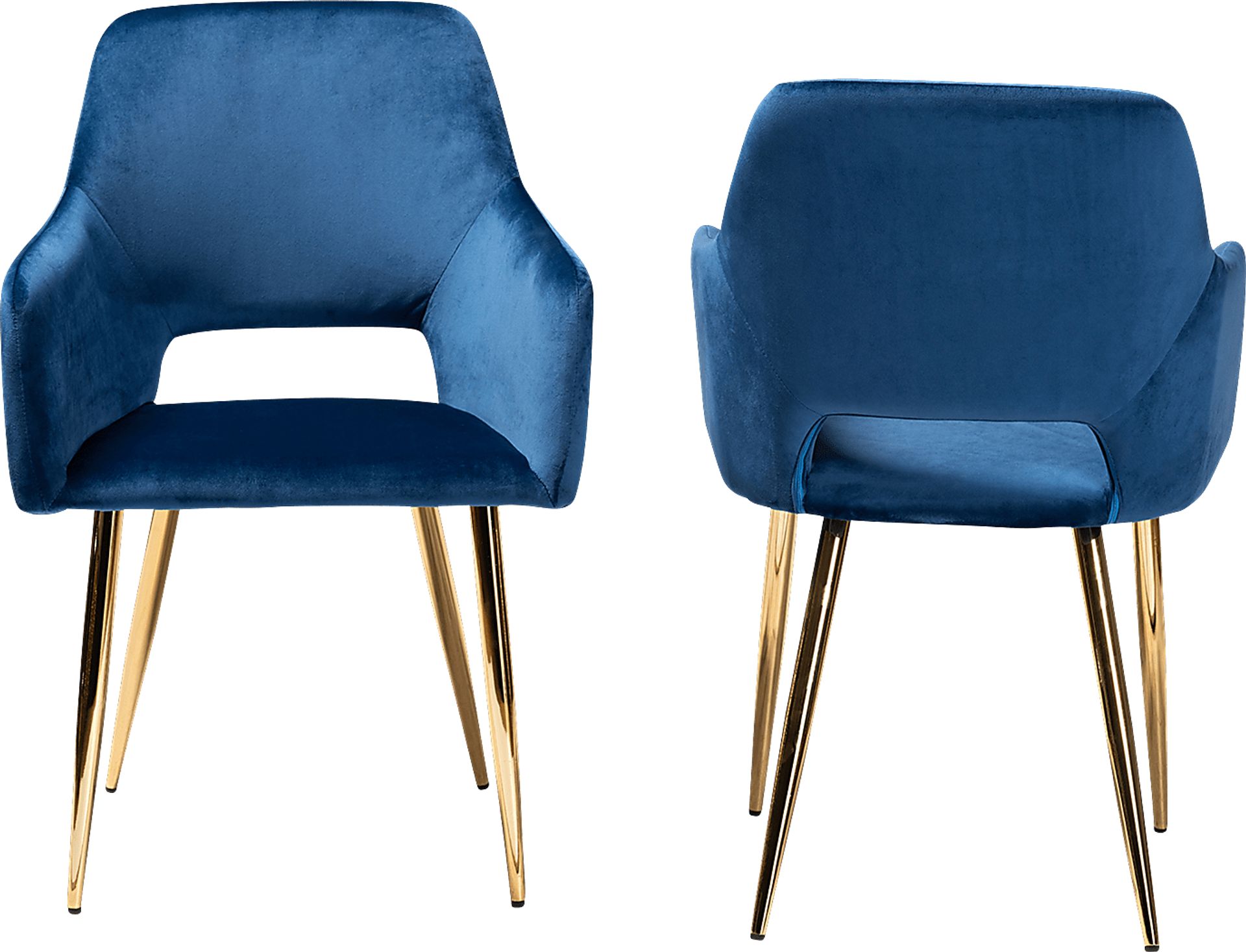 Eden Croft Blue Side Chair, Set of 2 - Image 2
