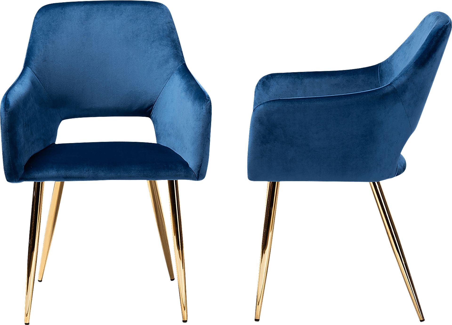 Eden Croft Blue Side Chair, Set of 2 - Image 3