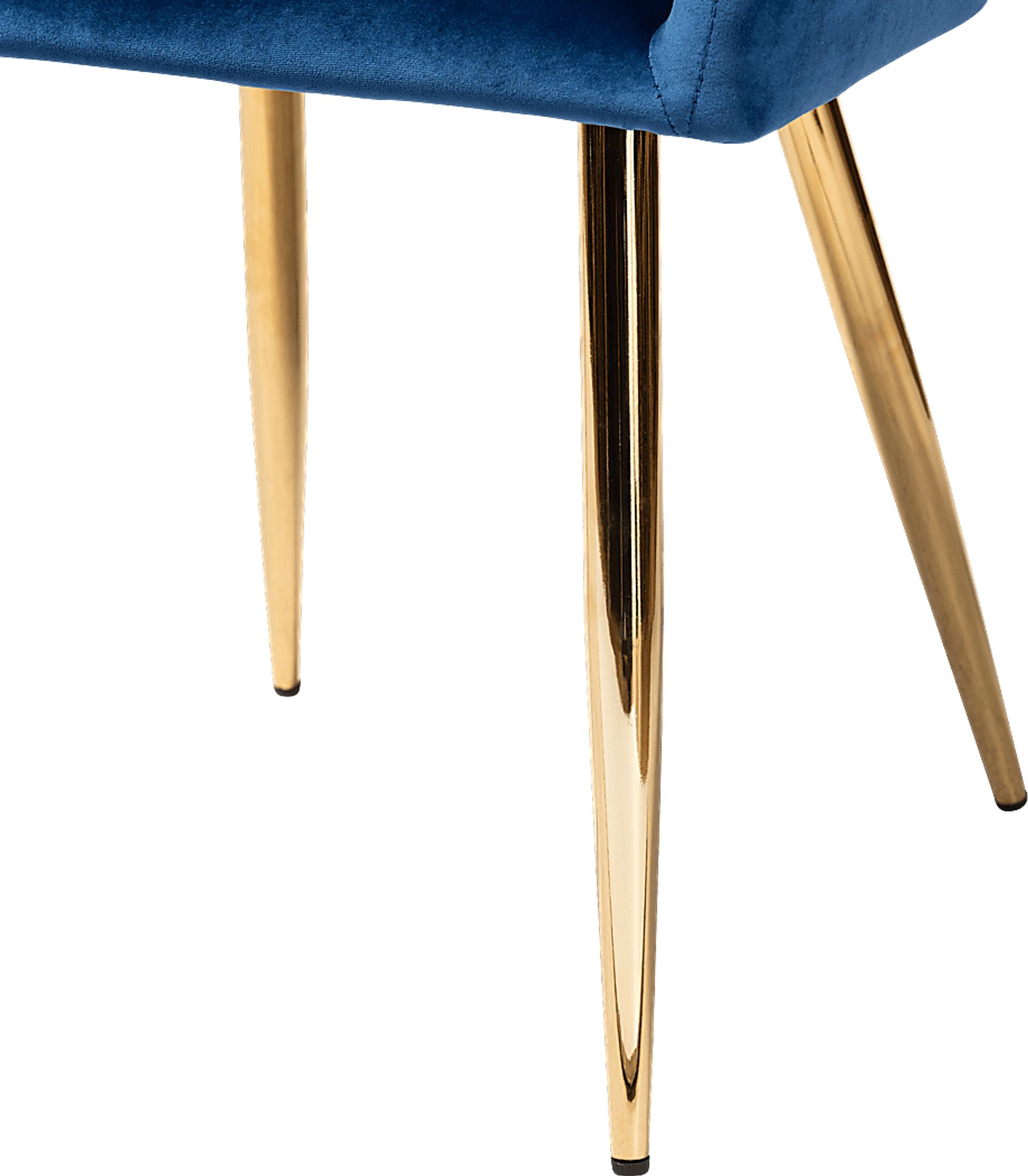 Eden Croft Blue Side Chair, Set of 2 - Image 5