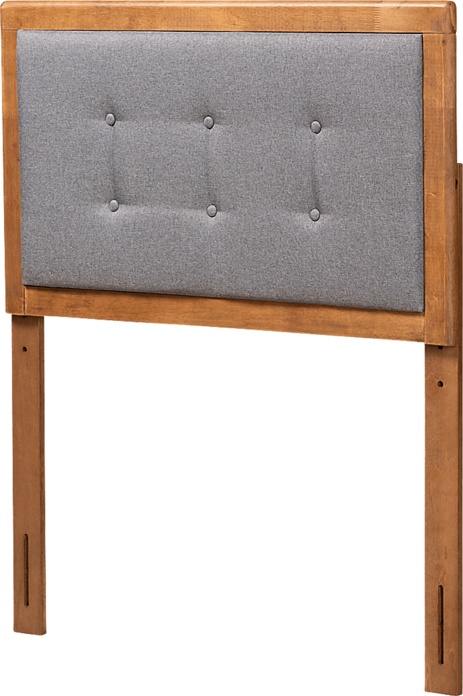Edenboro Gray Twin Upholstered Headboard - Image 2