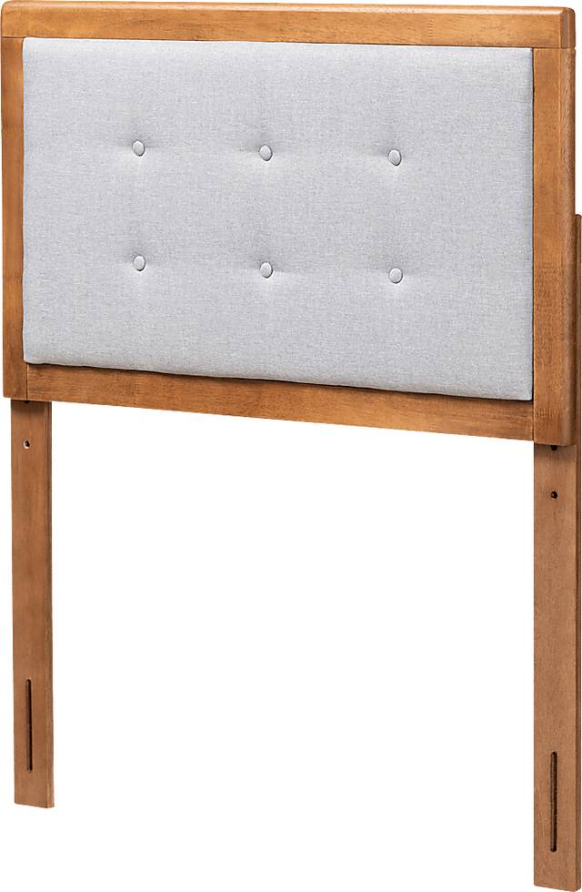 Edenboro Light Gray Twin Upholstered Headboard - Thumbnail - Image 2