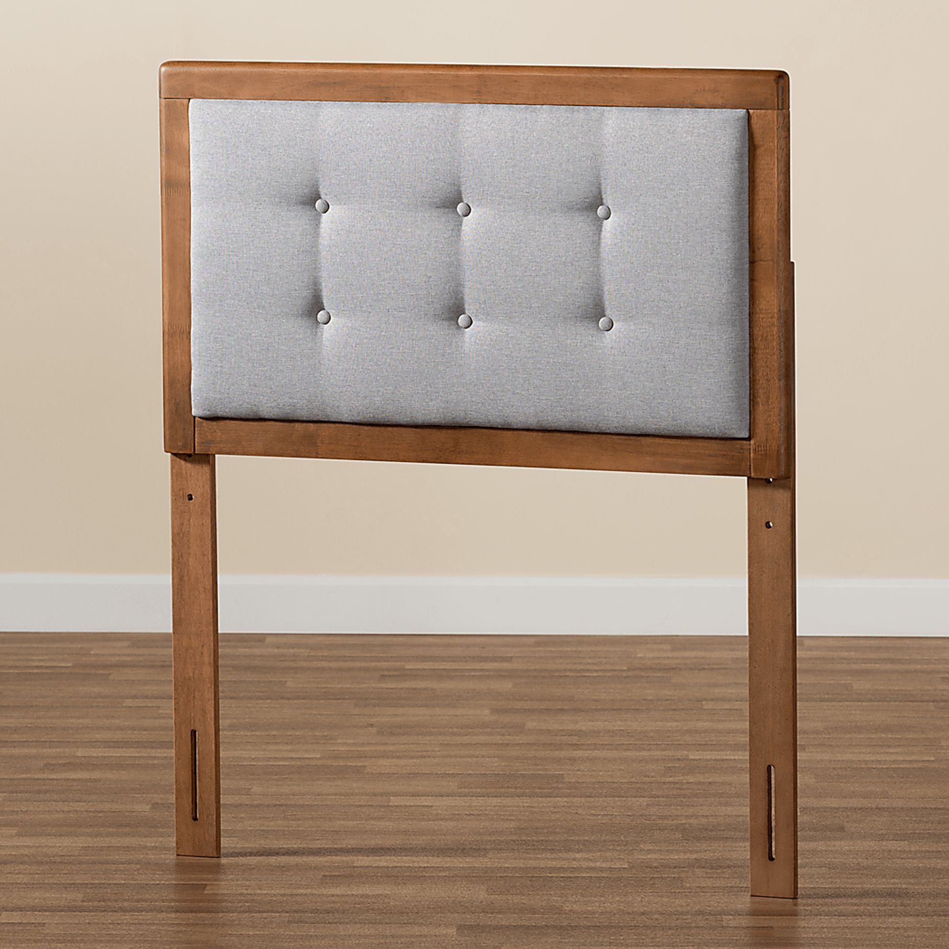 Edenboro Light Gray Twin Upholstered Headboard - Image 4