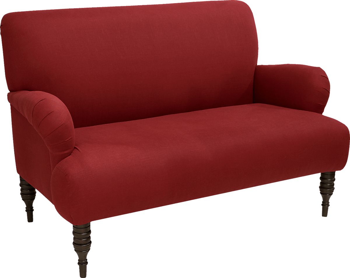 Edenbridge Red Settee Rooms to Go