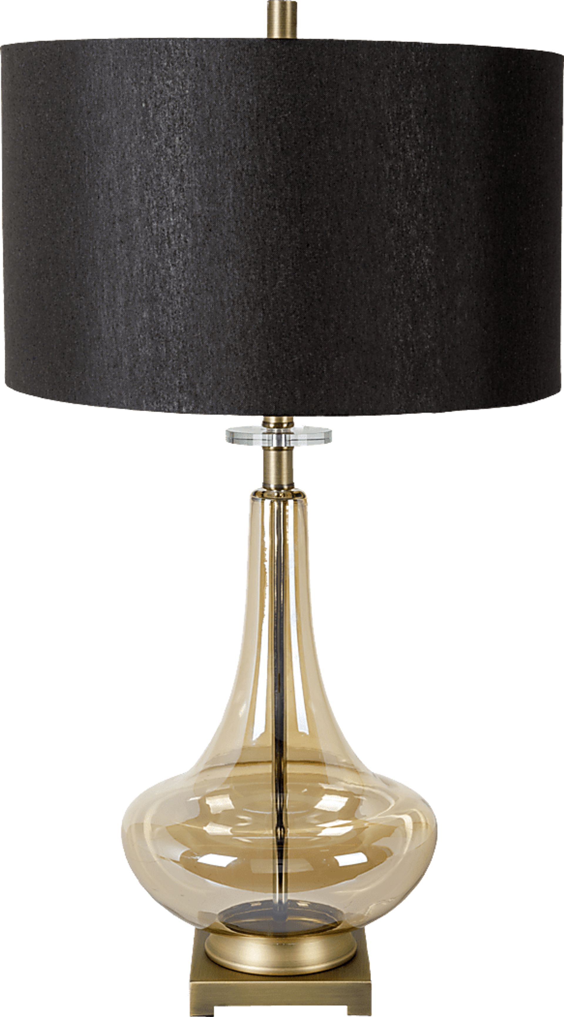 Edenderry Cay Black Lamp - Image 1