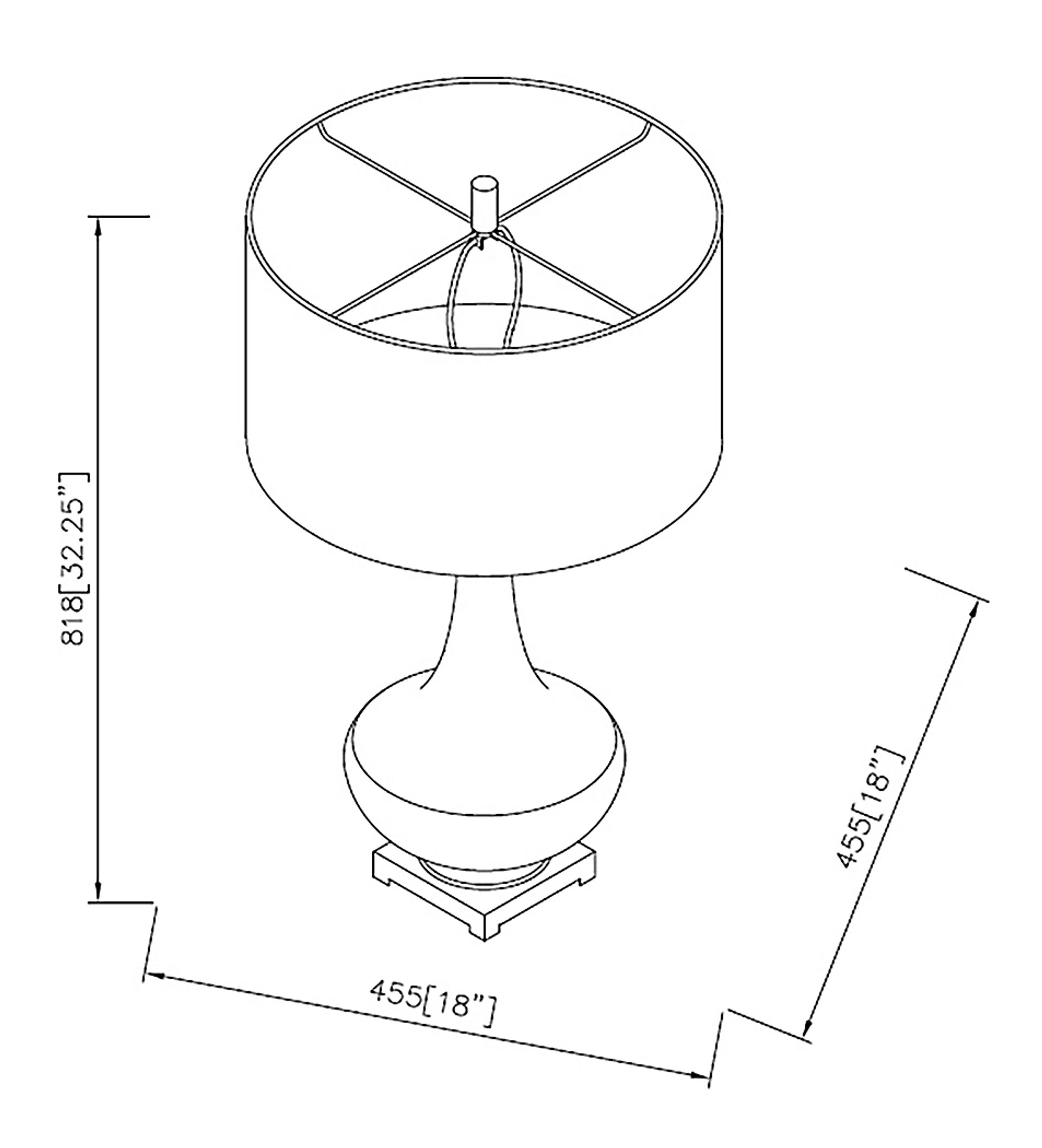 Edenderry Cay Gray Lamp - Image 8