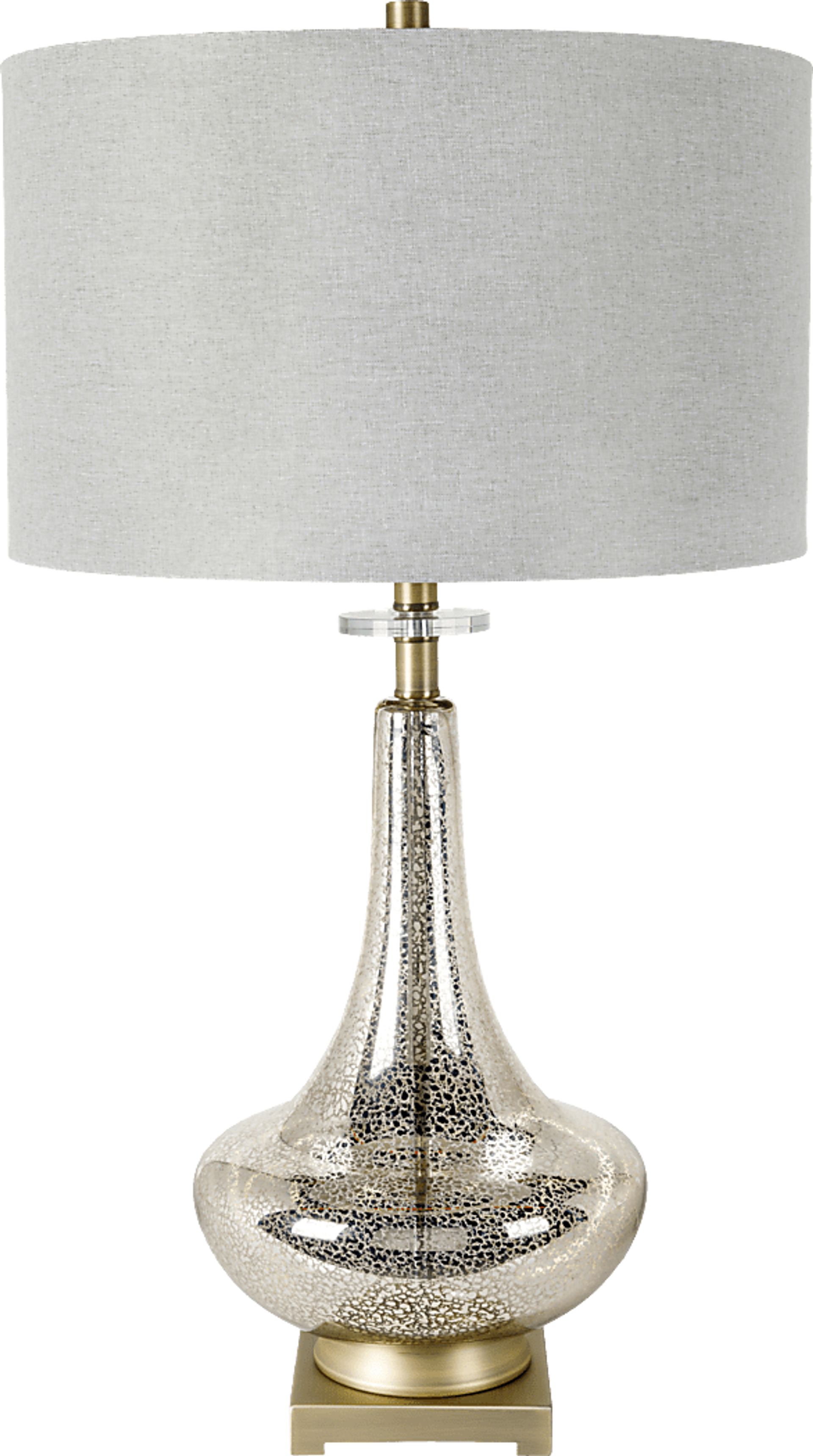 Edenderry Cay Gray Lamp - Image 1