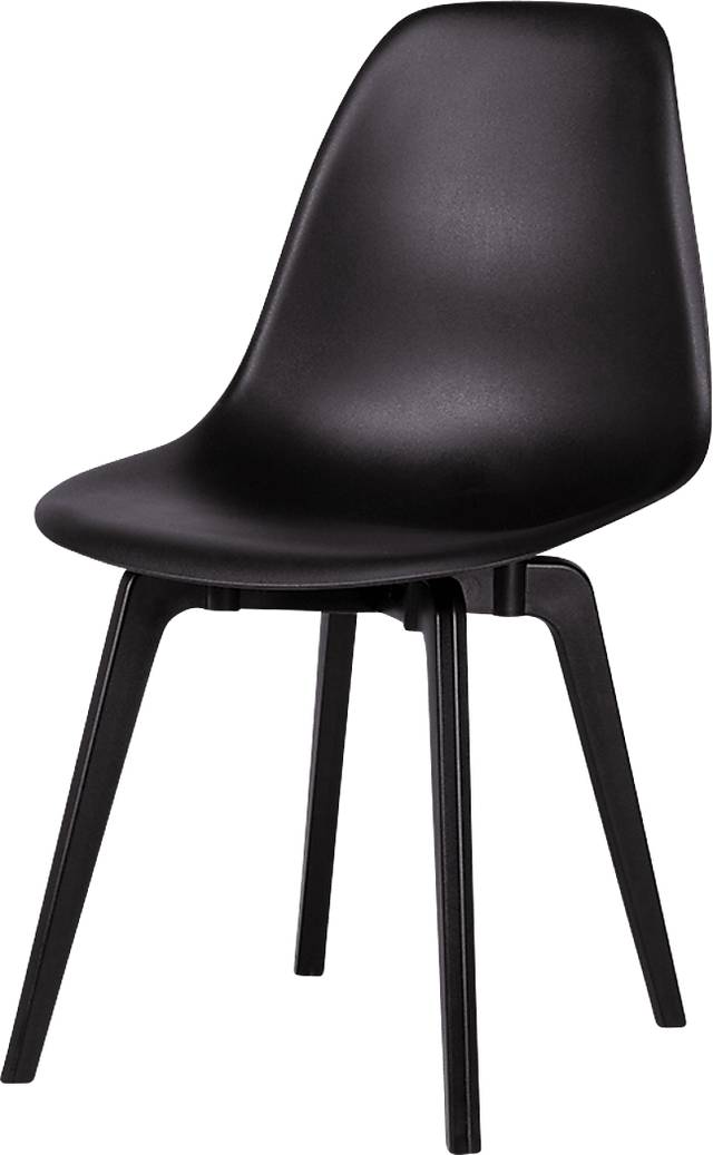 Edenpark Black Dining Chair, Set of 4 - Thumbnail - Image 2