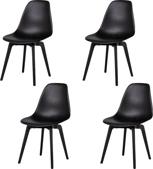 Edenpark Black Dining Chair, Set of 4 - Thumbnail - Image 1