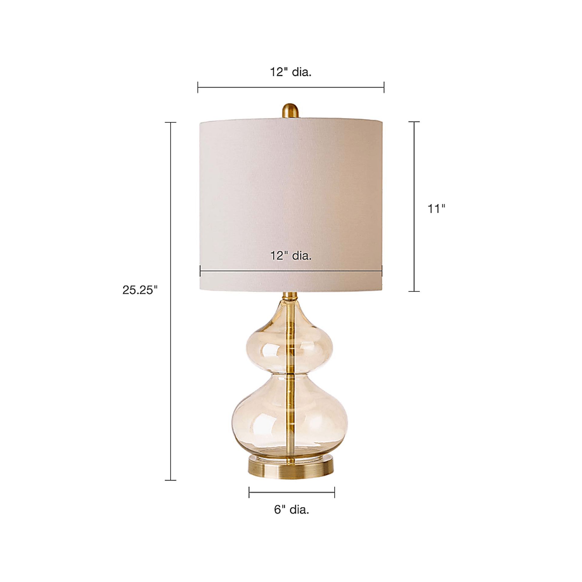 Edenvale Gold Table Lamps, Set of 2 - Image 5