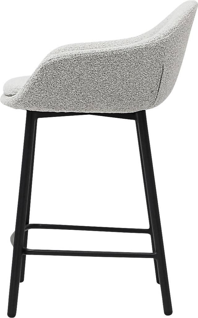 Edered Beige Counter Height Stool - Thumbnail - Image 9