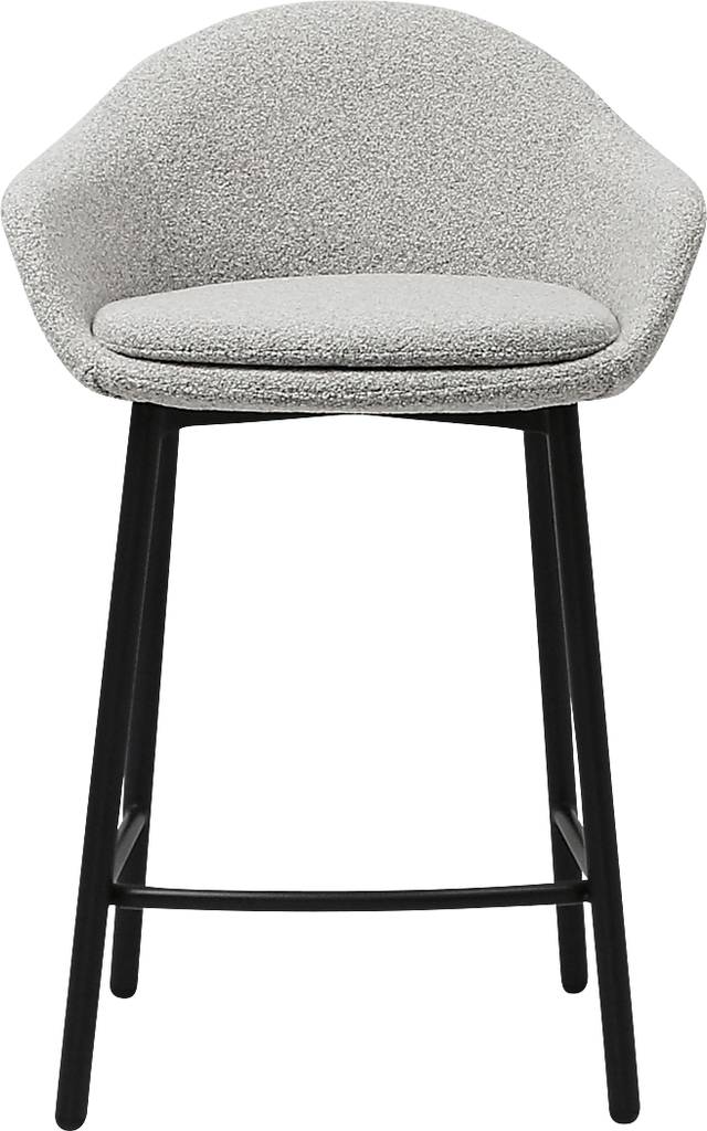 Edered Beige Counter Height Stool - Thumbnail - Image 1