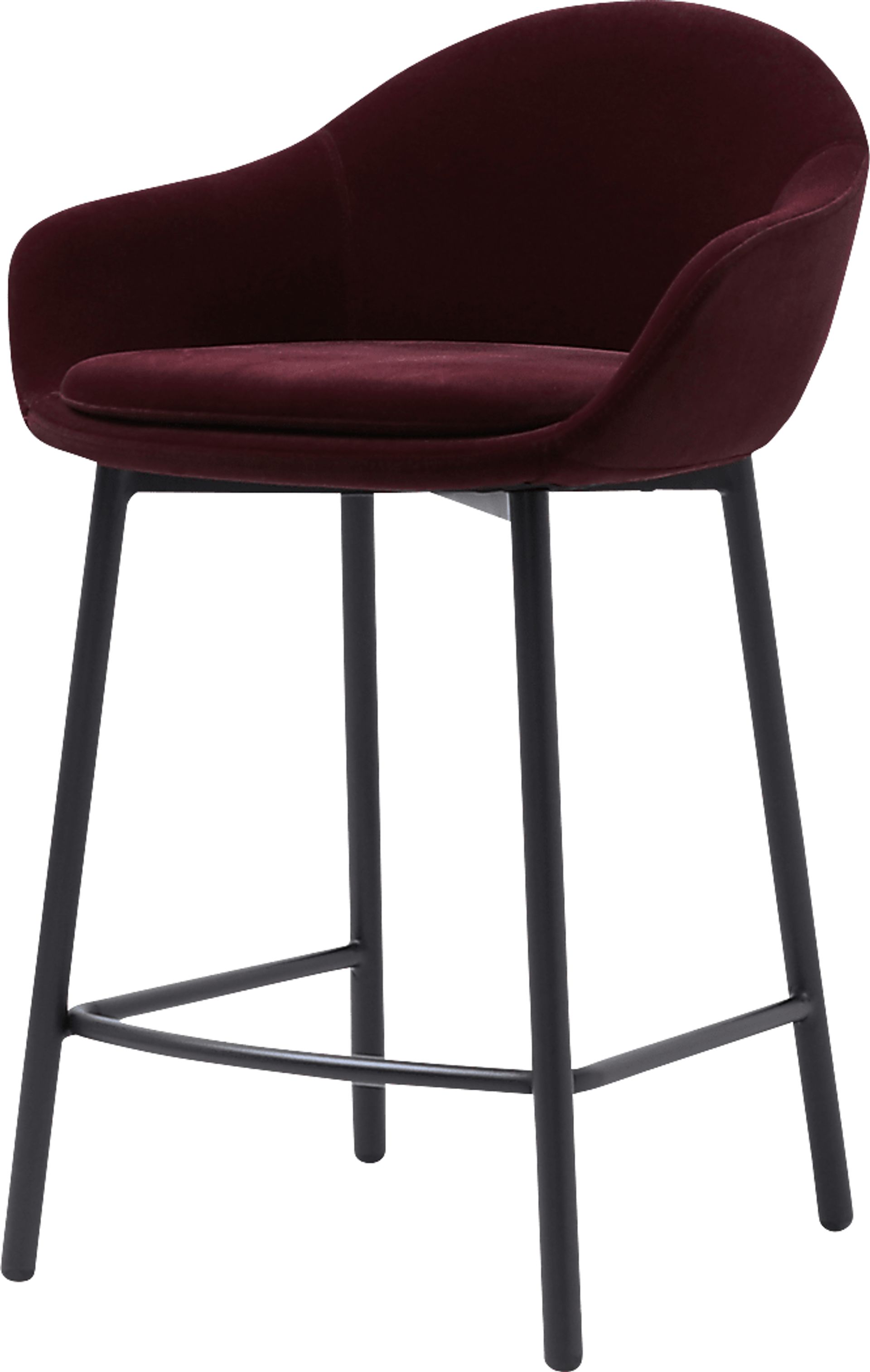 Edered Purple Counter Height Stool - Image 7
