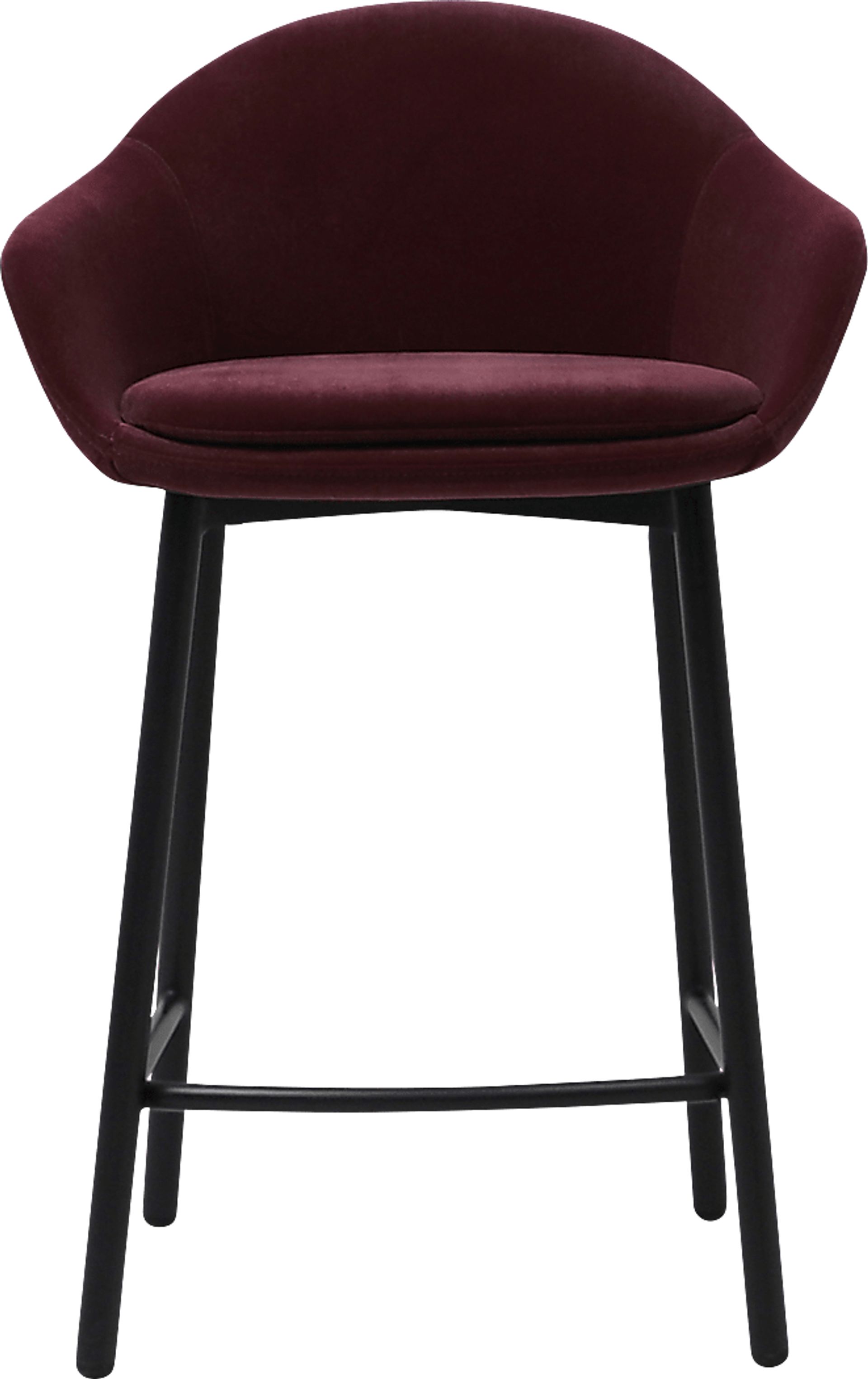 Edered Purple Counter Height Stool - Image 1
