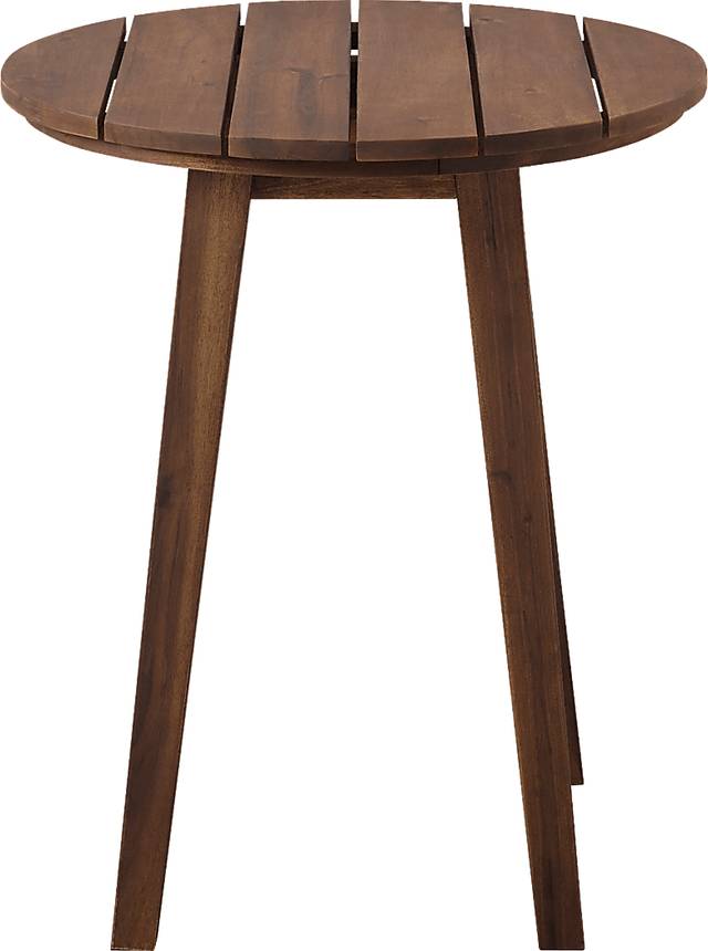 Ederville Dark Brown Outdoor End Table - Thumbnail - Image 2