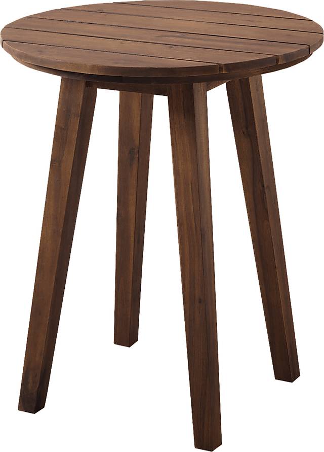 Ederville Dark Brown Outdoor End Table - Thumbnail - Image 1