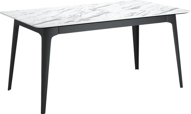 Edgard White Dining Table - Thumbnail - Image 1