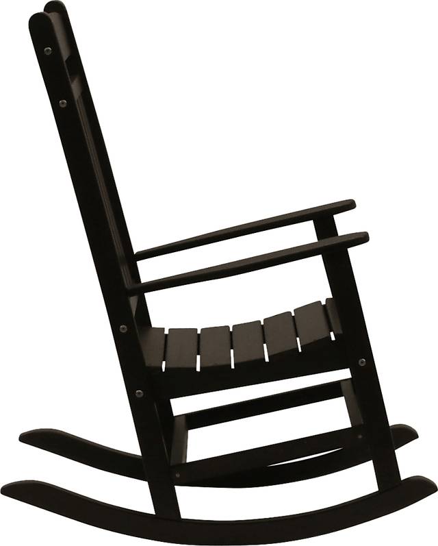 Edgarton Traditional Espresso Outdoor Rocker - Thumbnail - Image 2