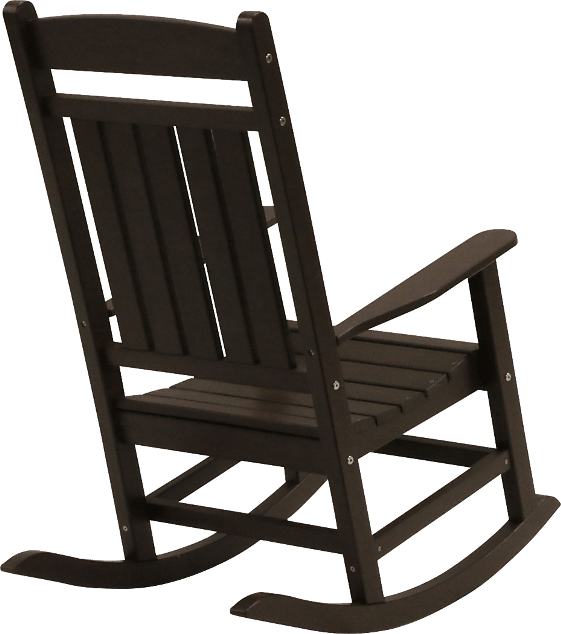 Edgarton Traditional Espresso Outdoor Rocker - Image 3