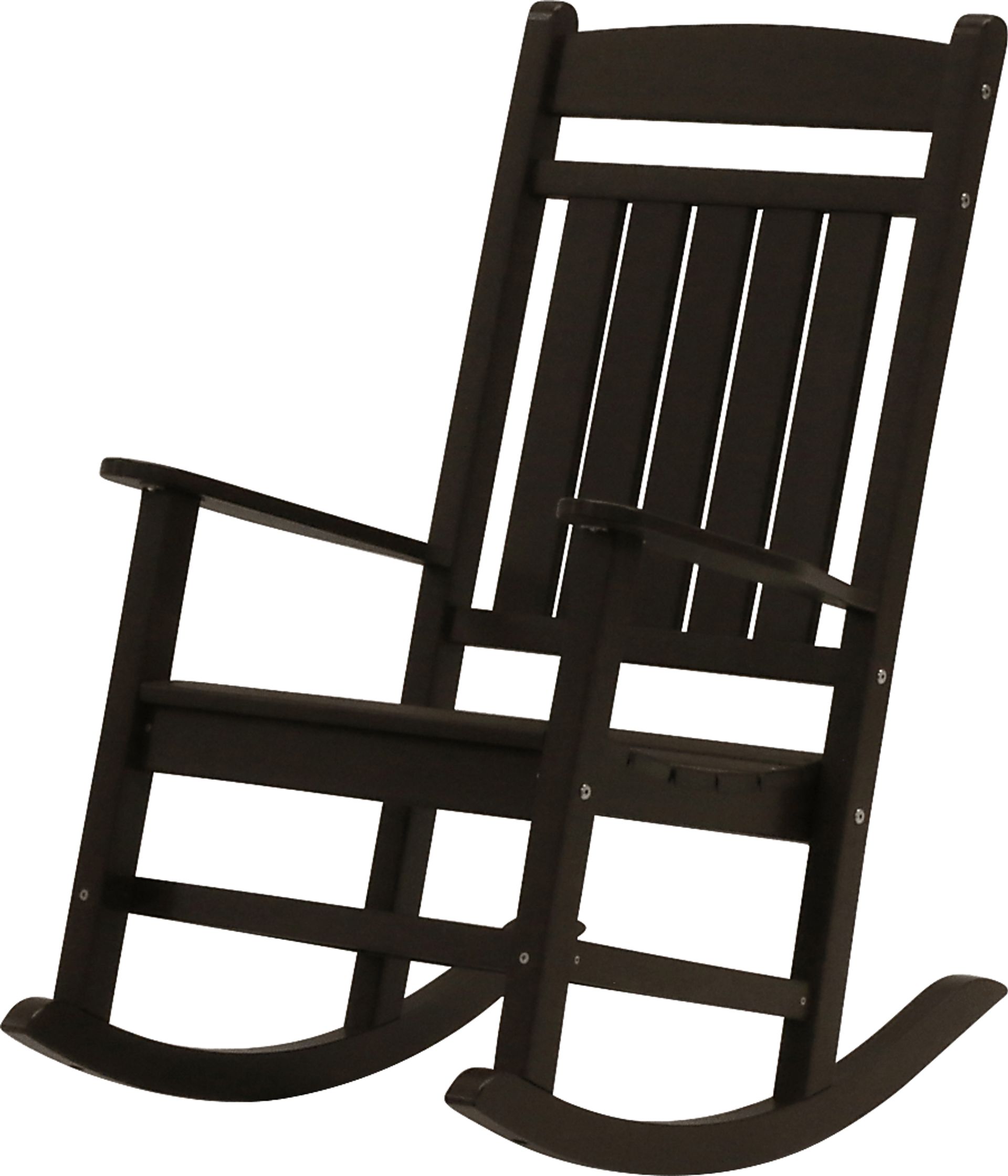 Edgarton Traditional Espresso Outdoor Rocker - Image 6