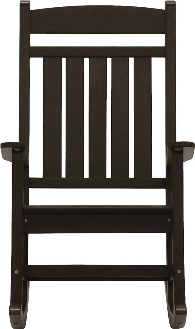 Edgarton Traditional Espresso Outdoor Rocker - Thumbnail - Image 8