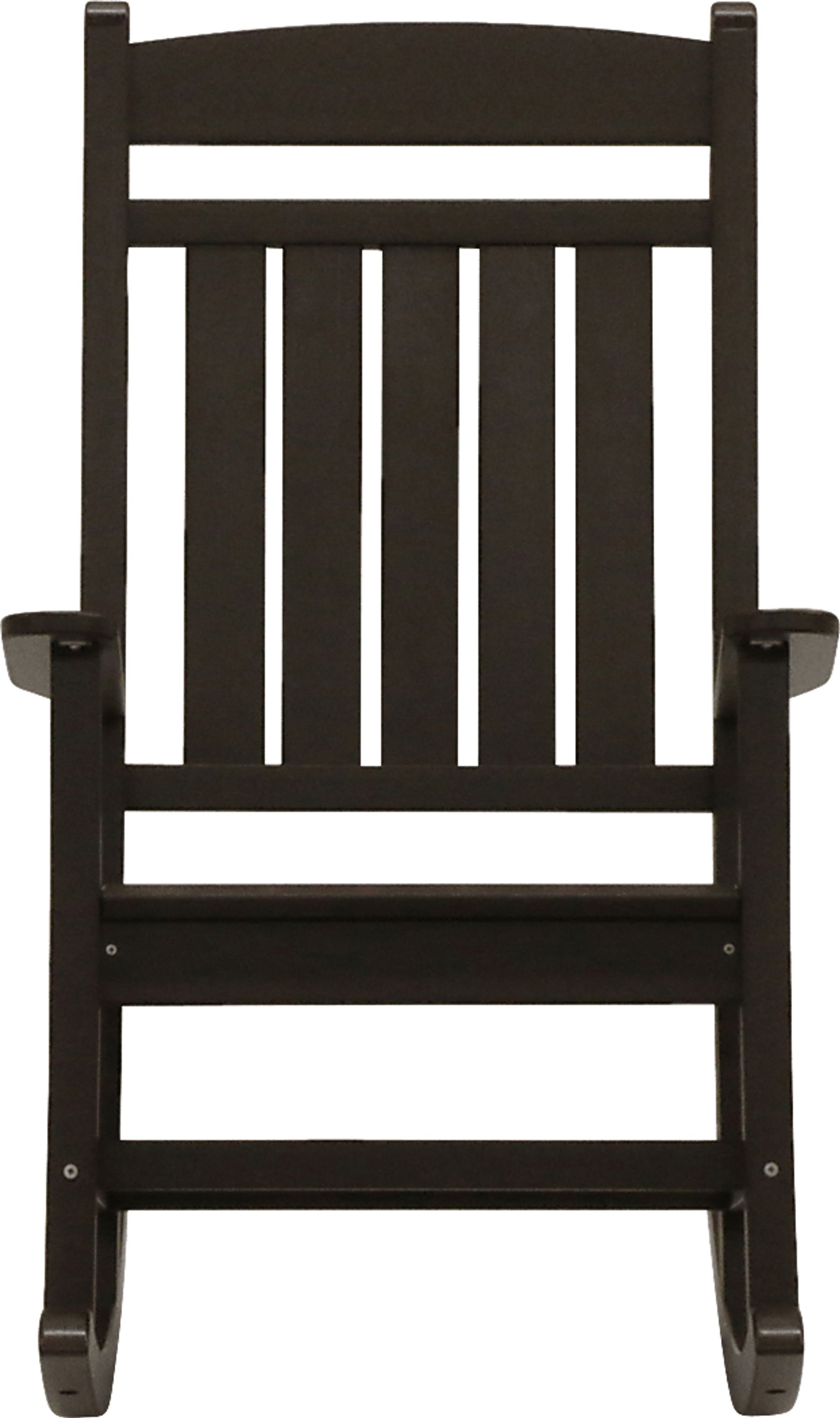 Edgarton Traditional Espresso Outdoor Rocker - Image 8