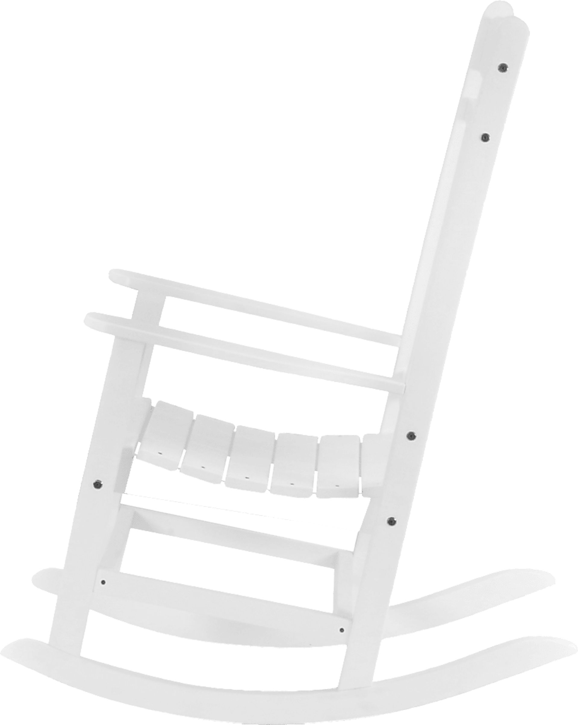 Edgarton Traditional White Outdoor Rocker - Image 6