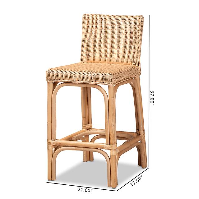 Edgecombe Brown Counter Height Stool - Thumbnail - Image 9