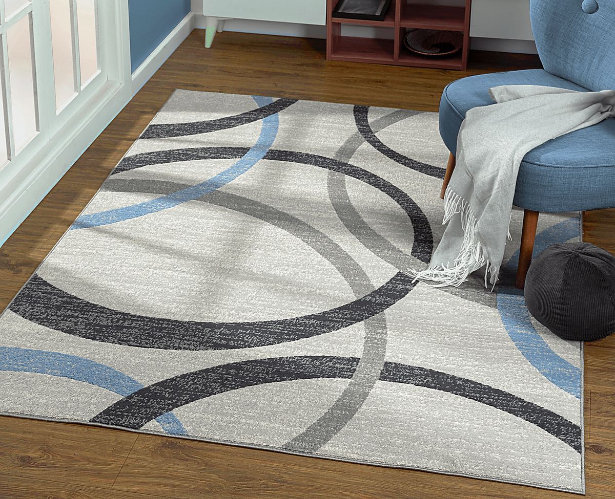 Edgeknoll Gray Rugs | Rooms to Go