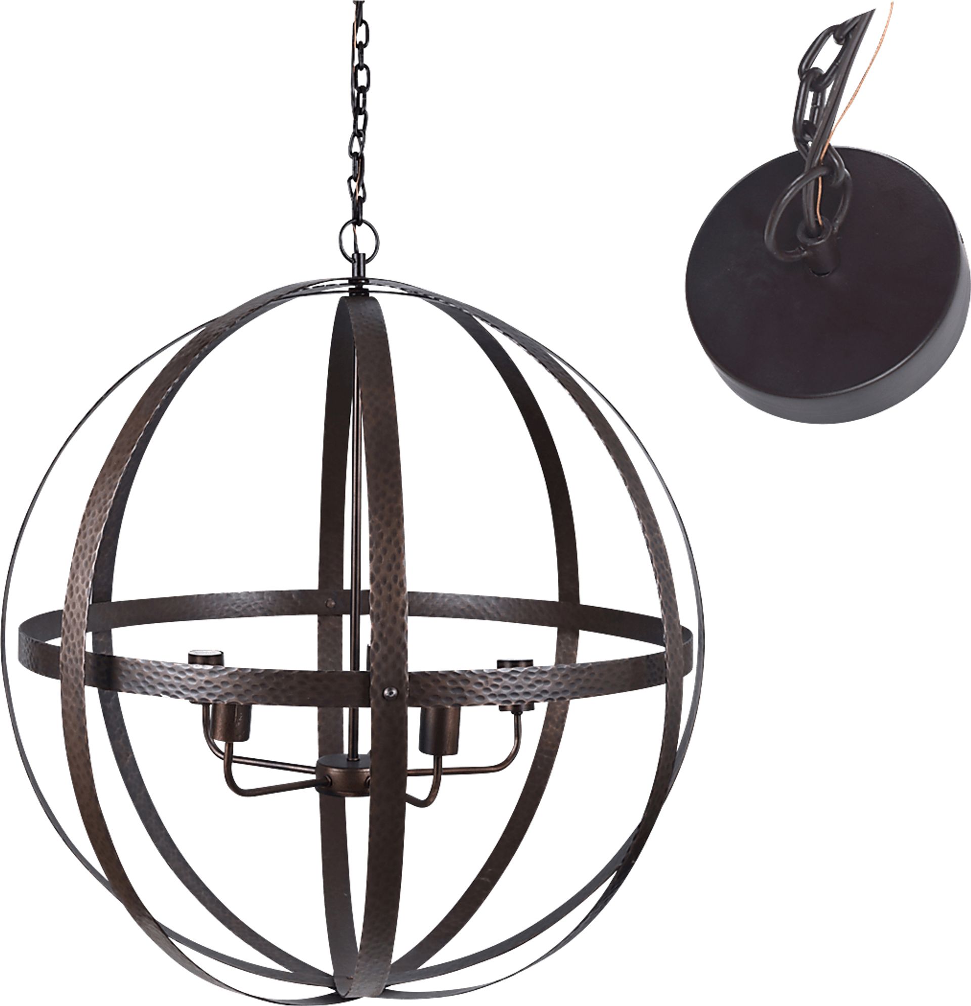 Edgelee Bronze Chandelier - Image 1