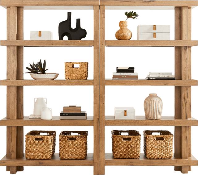 Edgewater Brown Etagere Set of 2 - Thumbnail - Image 2
